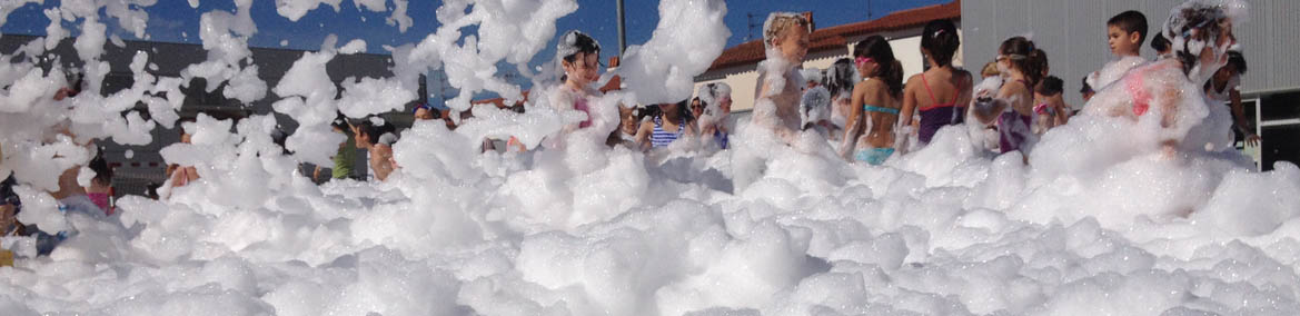 Animación infantíl: fiesta de espuma